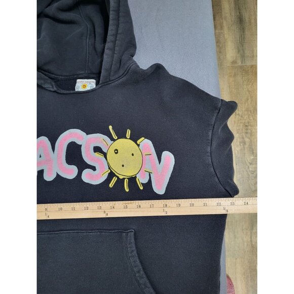 PACSUN Mens Small Always Shady Hoodie Pullover Sweatshirt Black Retro y2k style - Picture 4 of 7
